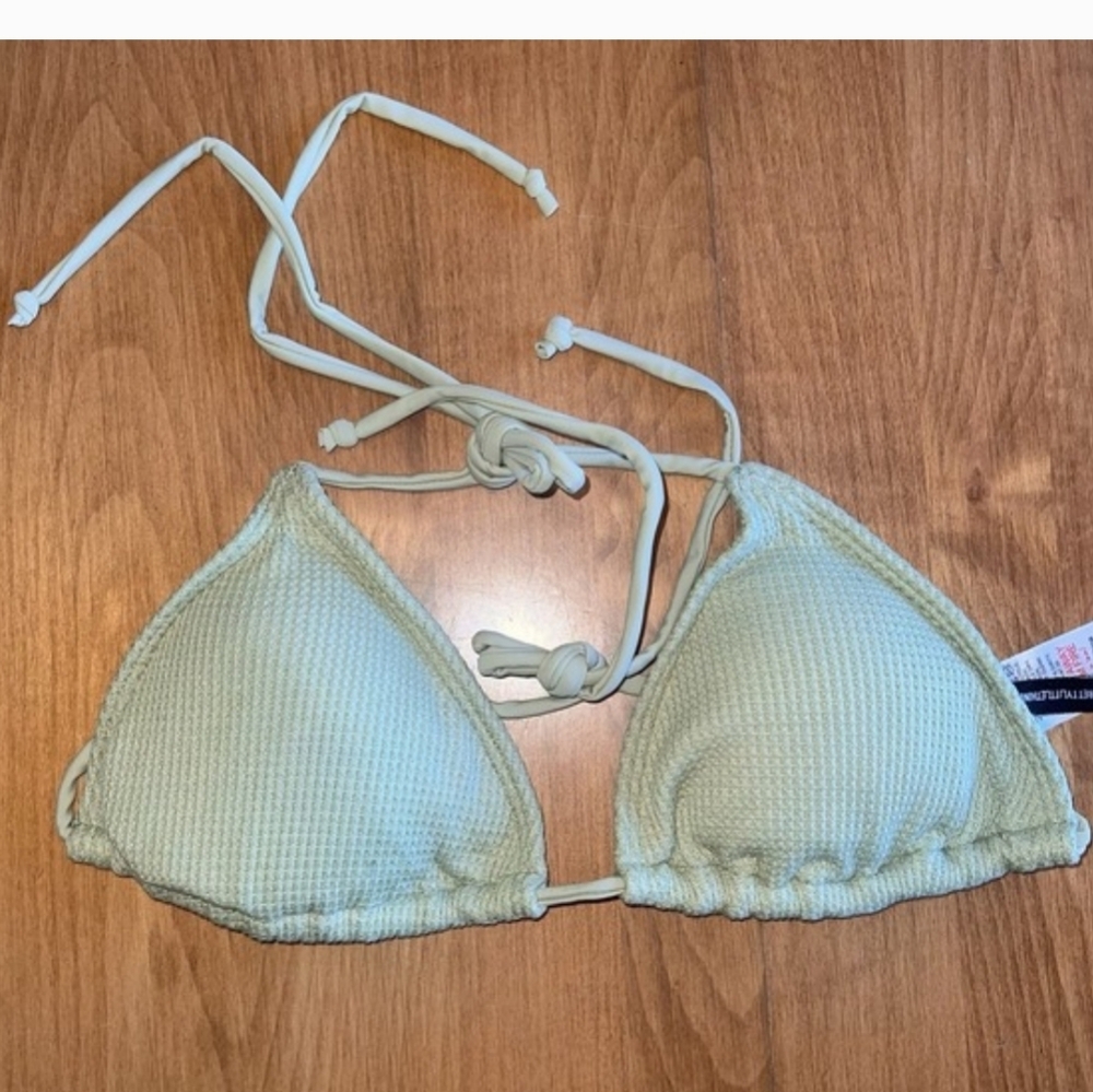 Pretty Little Things Sage Triangle Bikini Top